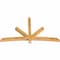 Ekena Millwork Alberta Rough Sawn Timber Gable Bracket, Western Red Cedar, 84"W x 49"H x 4"D x 4"F, 14/12 Pitch GBW084X49X0404ALB00RWR - alternate 3